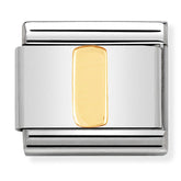 Nomination Composable Classic Link 030101/09 Letter I in 18K Gold